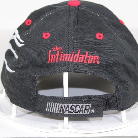 Vintage Dale Earnhardt Nascar Flames Hat Cap Black - Picture 7 of 7